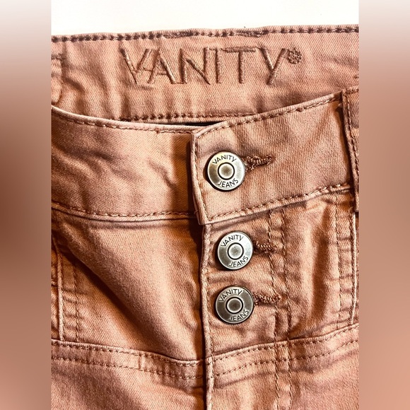 Vanity Pink Women’s Skinny Button Up Jeans Size XS Slim - Picture 3 of 16